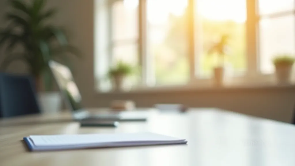 Professional productivity workspace with organized desk and natural lighting